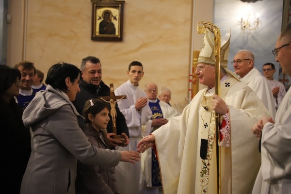 arcybiskup marek jędraszewski w myślenicach